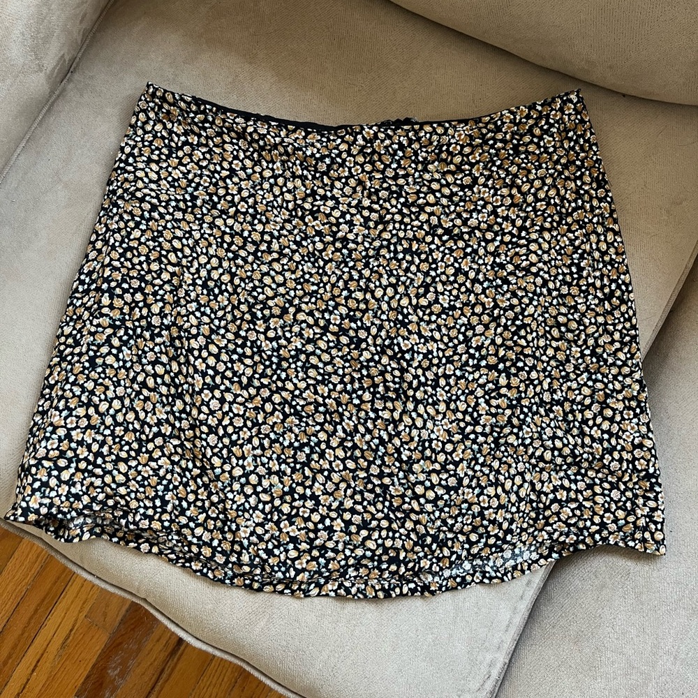 Garage Floral Mini Skirt